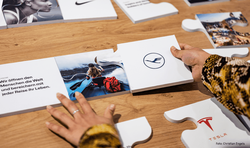 brand puzzle in action