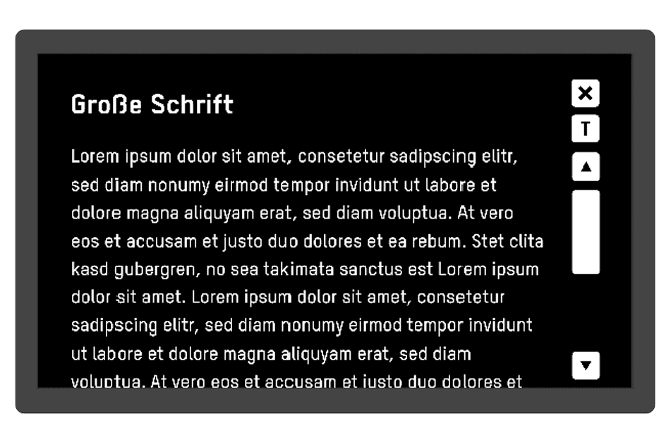 dark mode of the Interface